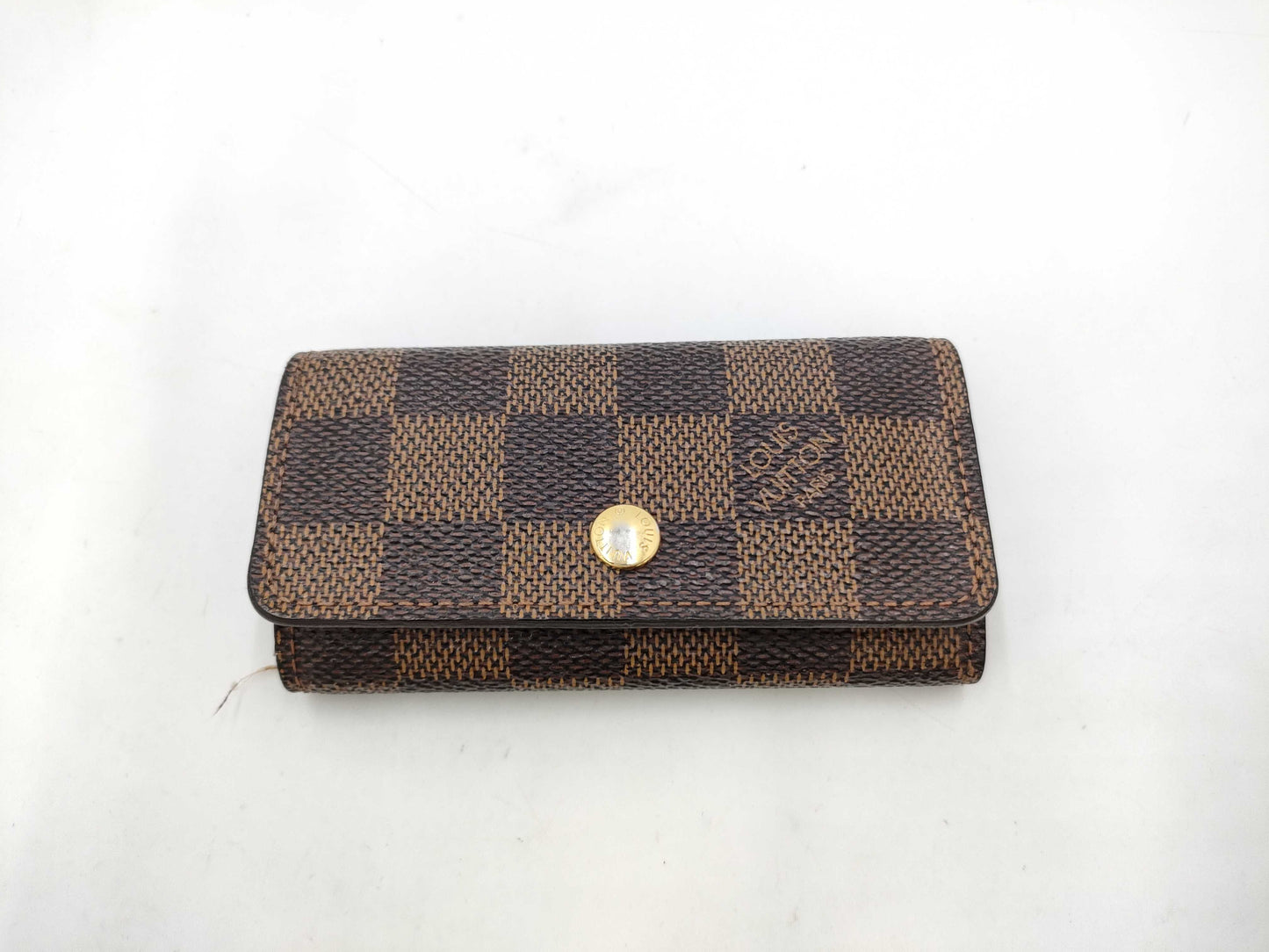 LOUIS VUITTON Damier N62631 Murticre 4 Keycase & Keychain