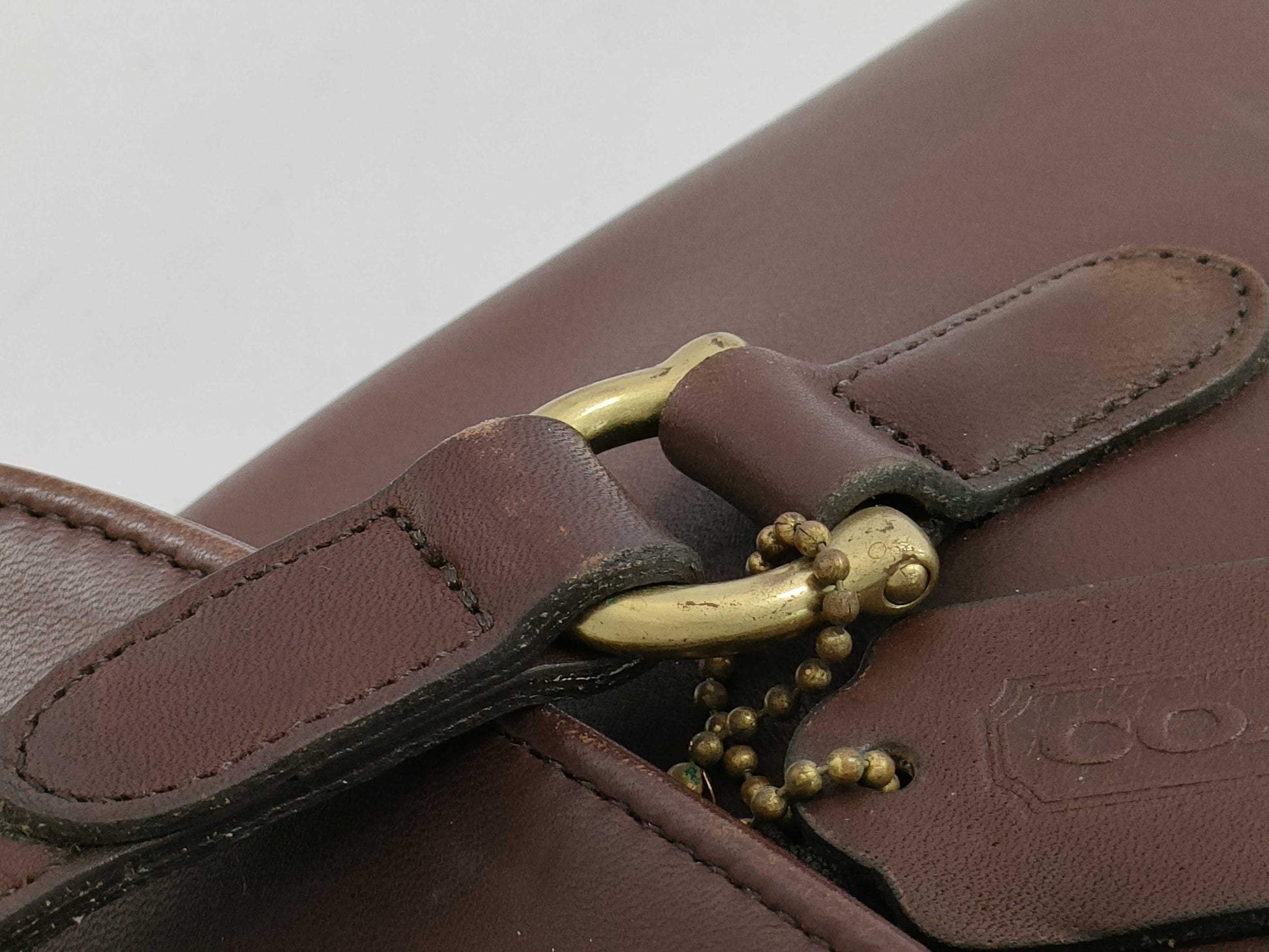 COACH Leather Old 9808 Tote Bag