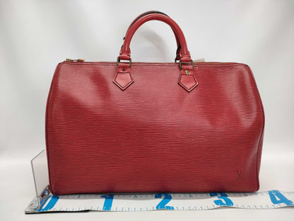 LOUIS VUITTON Epi Speedy Zipper Partial Attachment Handbag