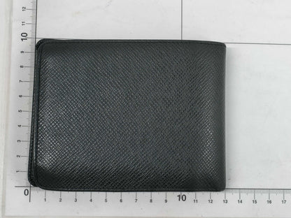 LOUIS VUITTON Taiga Taiga Bi-Fold Wallet with Initials Wallet