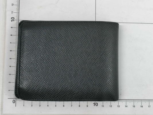 LOUIS VUITTON Taiga Taiga Bi-Fold Wallet with Initials Wallet