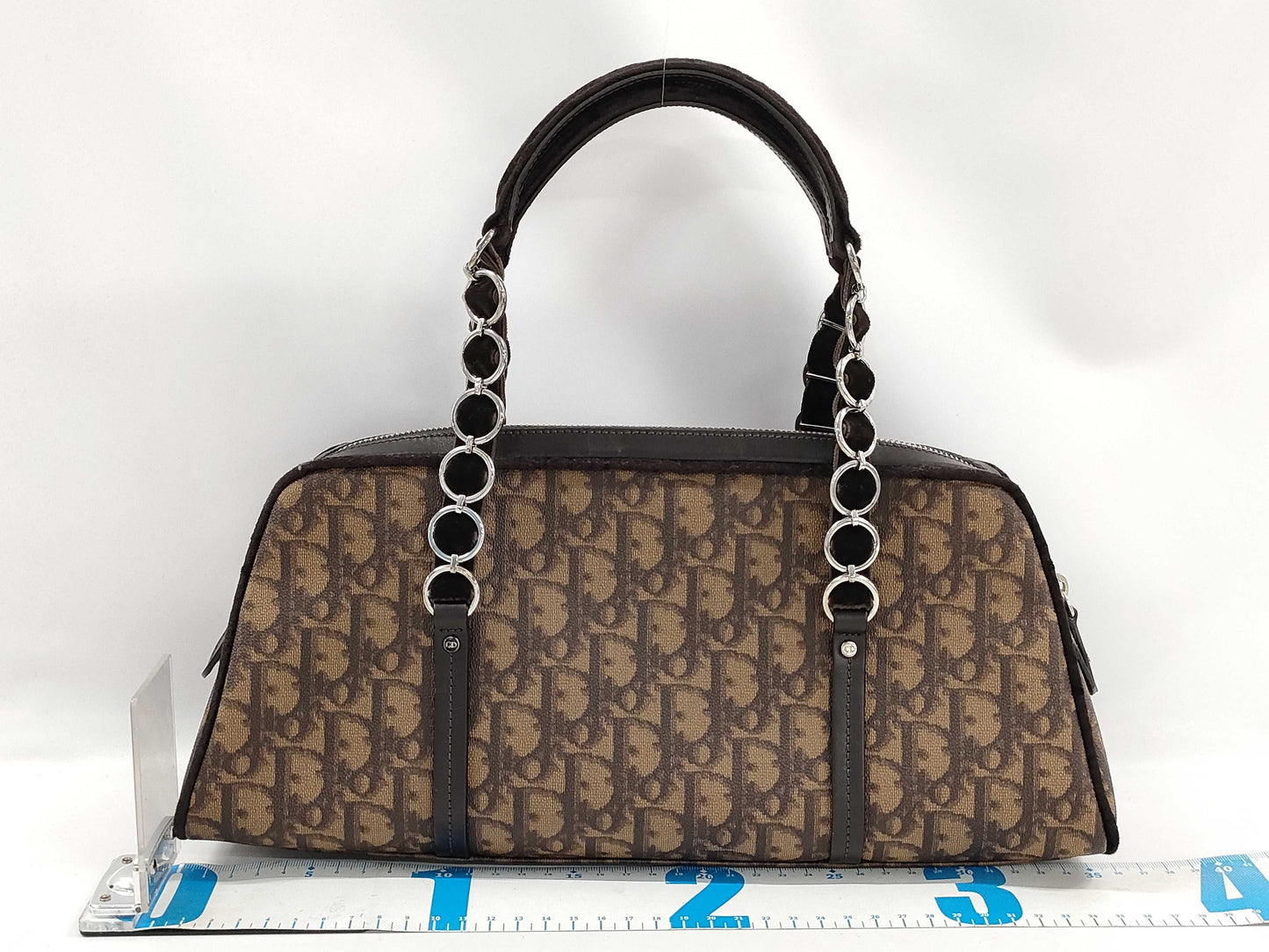 Dior Trotter Chain Shoulder Handbag with Flower Charm