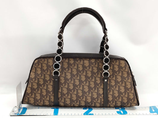 Dior Trotter Chain Shoulder Handbag with Flower Charm