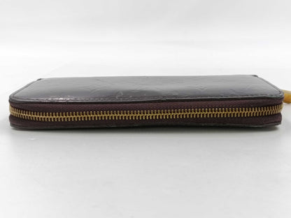 LOUIS VUITTON Vernis M93522 Zippy Wallet Amaranth