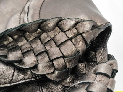 Salvatore Ferragamo Gancini Punched/Leather/Hand Bag