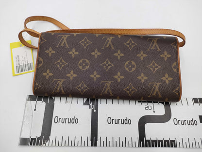 LOUIS VUITTON Monogram M51852 Pochette Twin GM Bag