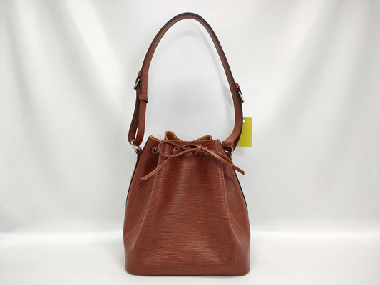 LOUIS VUITTON Epi Petit Noe Gold Shoulder Bag