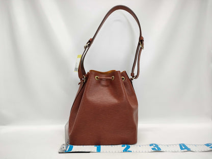 LOUIS VUITTON Epi Petit Noe Gold Shoulder Bag