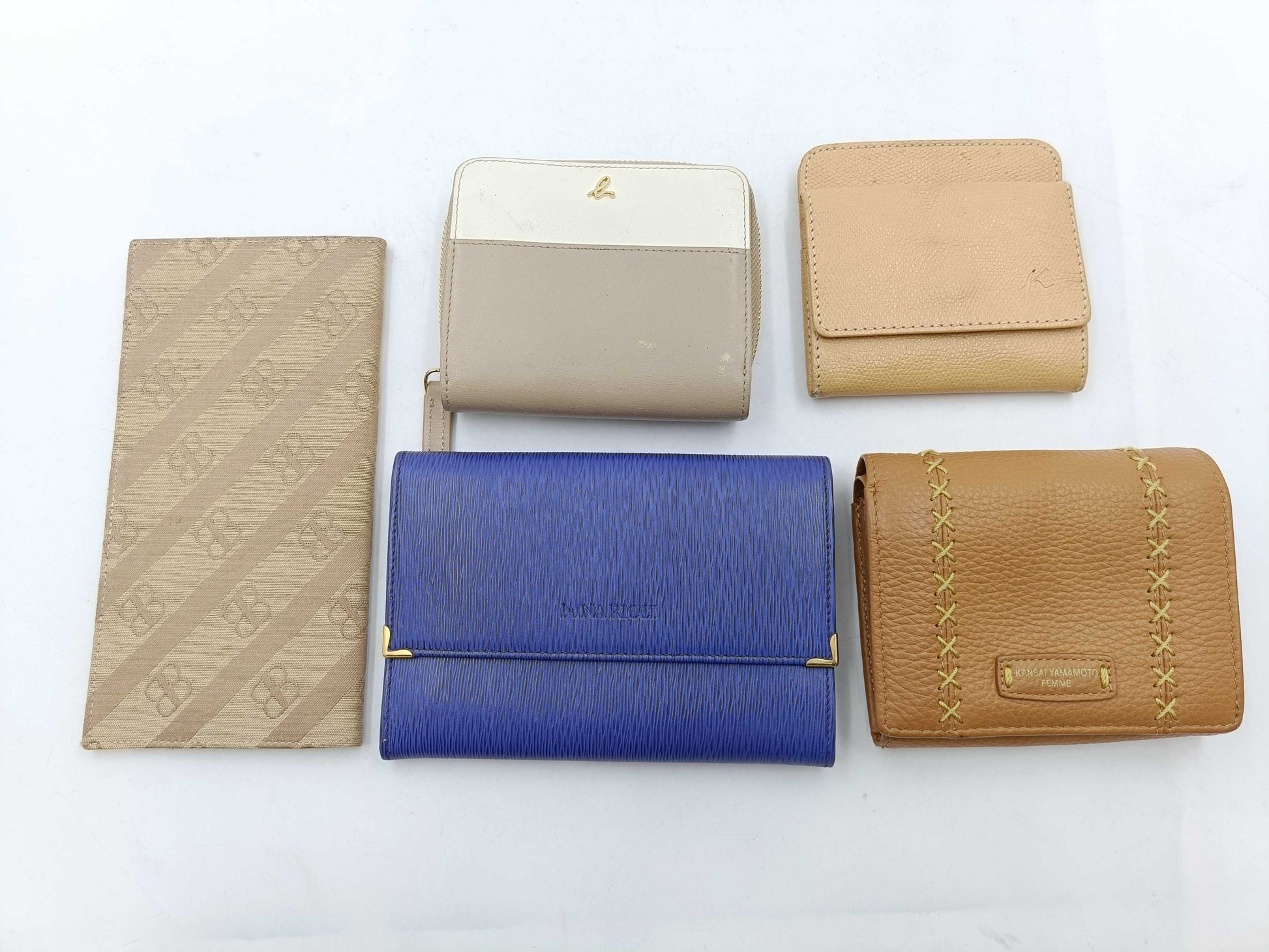 agnes b Balenciaga/Nina Ricci/Kitamura 5-piece wallet set