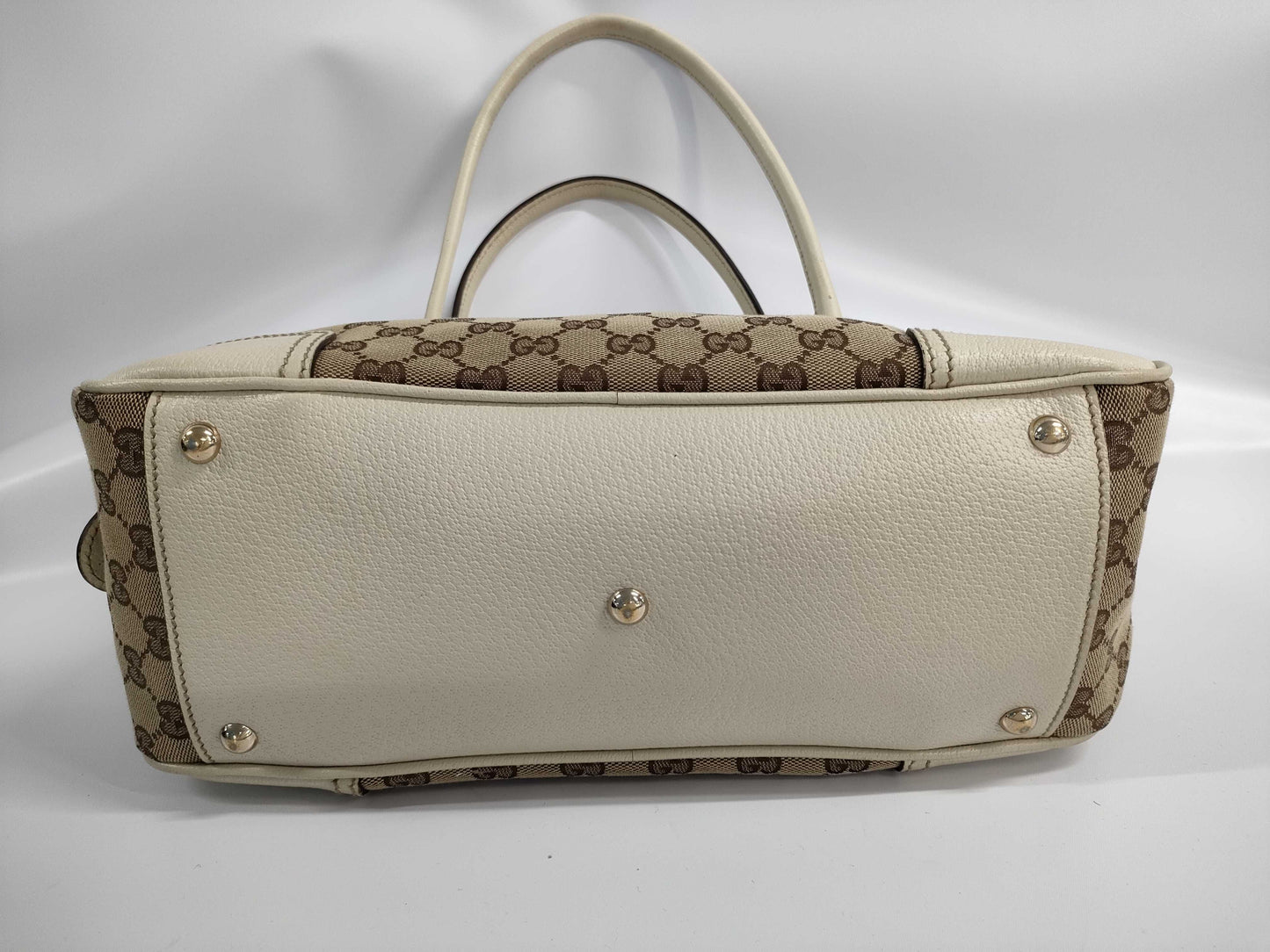 GUCCI GG Canvas Sherry Handbag Tote Bag