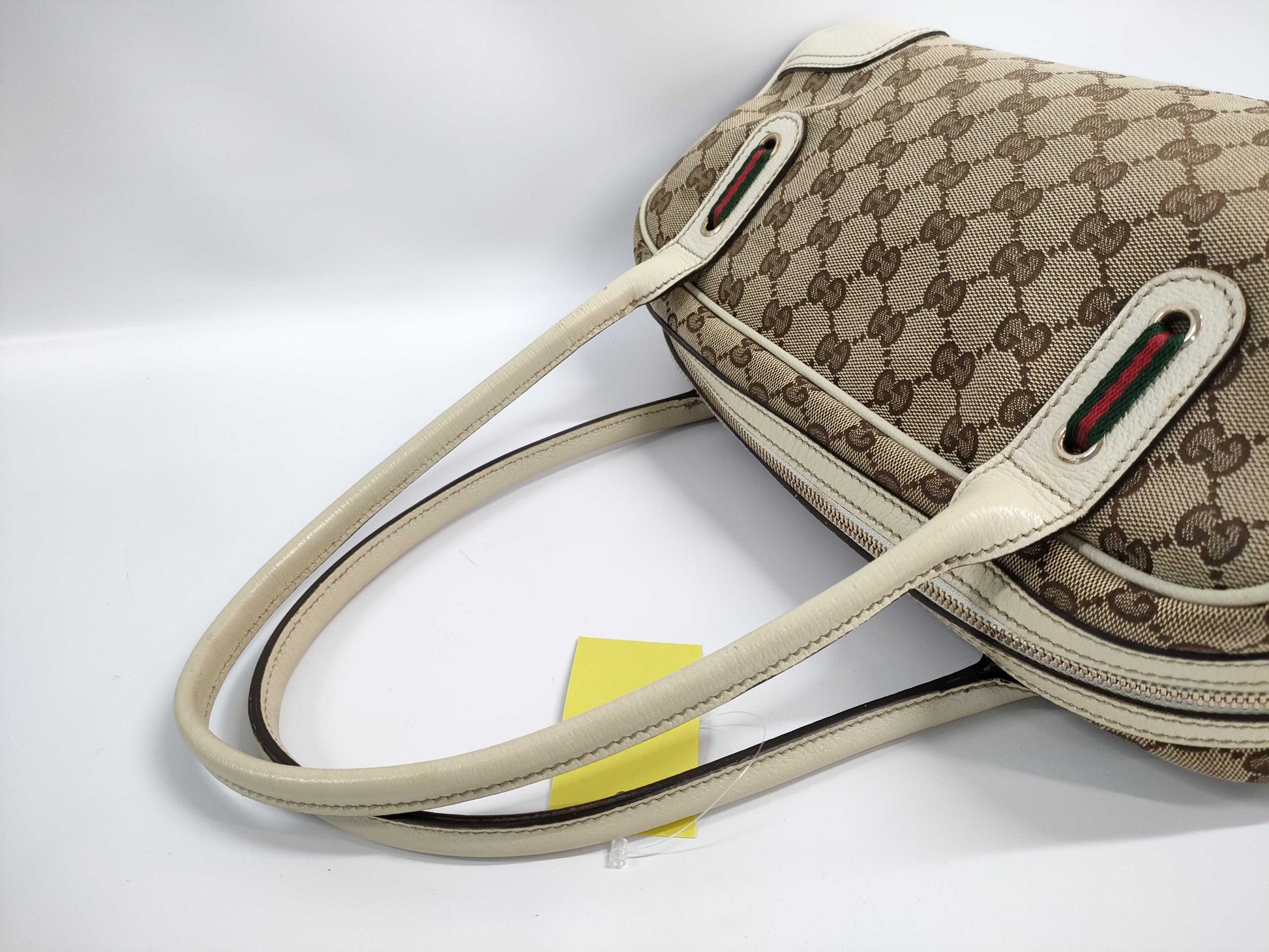 GUCCI GG Canvas Sherry Handbag Tote Bag