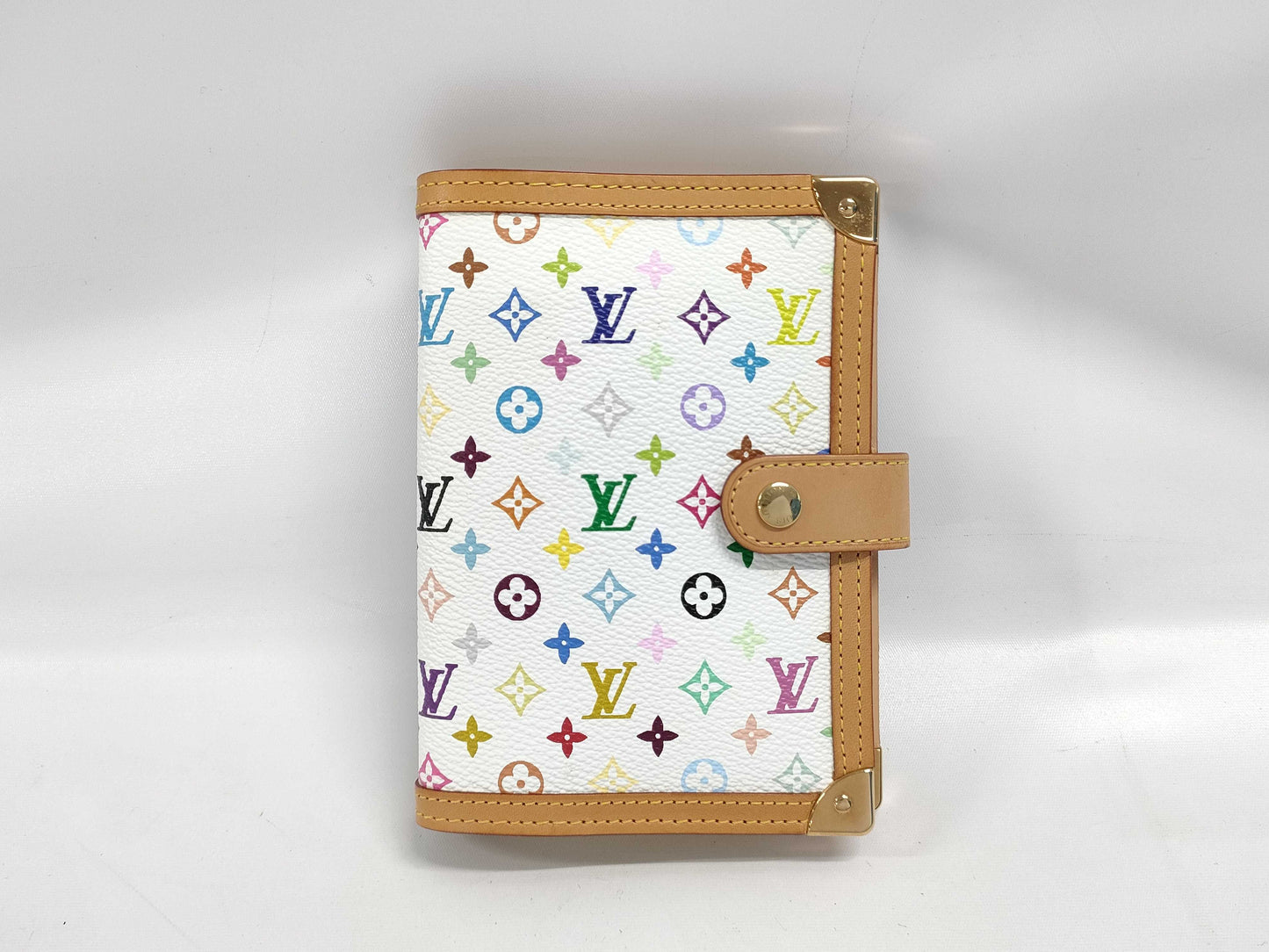 LOUIS VUITTON Agenda PM White Notebook Cover