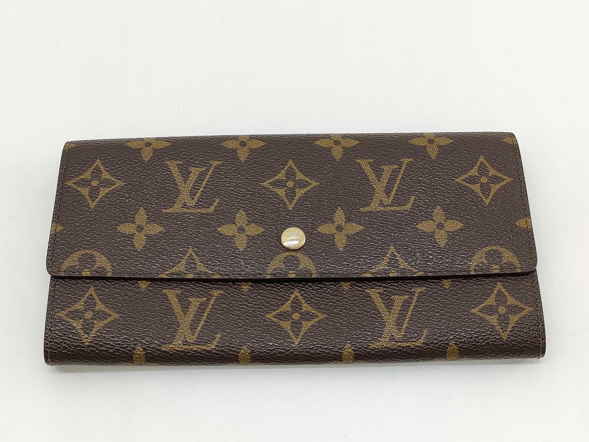 LOUIS VUITTON Monogram M61723 Porte Monnaie Credit Wallet
