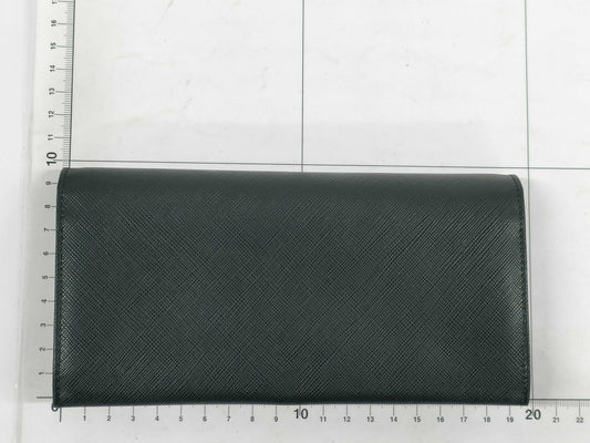 Salvatore Ferragamo Gancini Leather Long Wallet