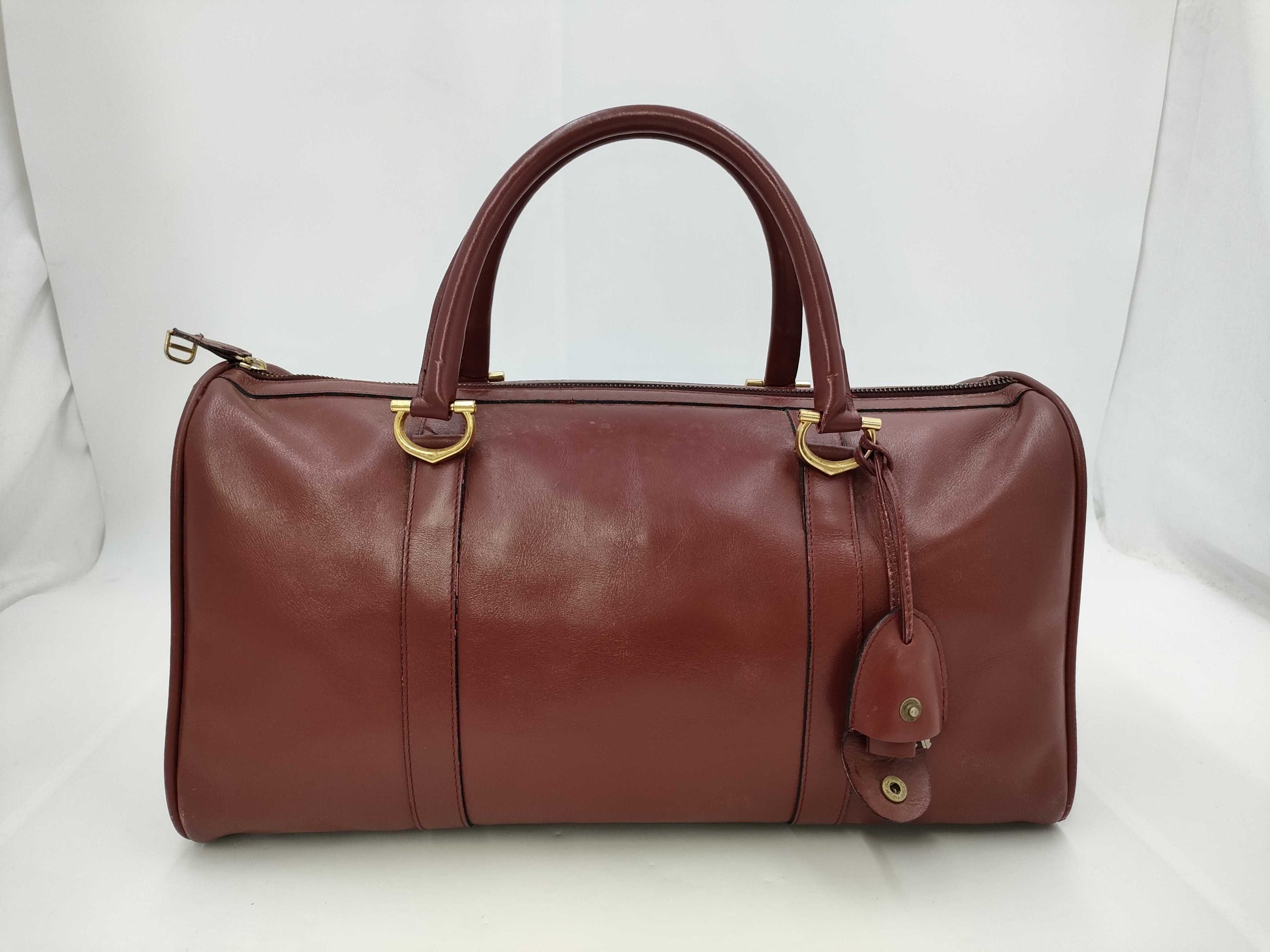 Cartier Leather Boston Bag Boston Bag