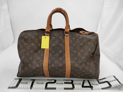 LOUIS VUITTON Monogram M41428 Keepol 45 Old Boston Bag