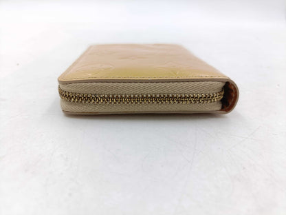 LOUIS VUITTON Vernis Yellow Compact Zip Wallet