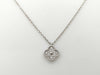 Van Cleef & Arpels Sweet Alhambra Diamond Necklace in WG Au750, 3.4g 