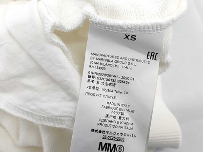 MM6/Sweatshirt frilled dress Dress