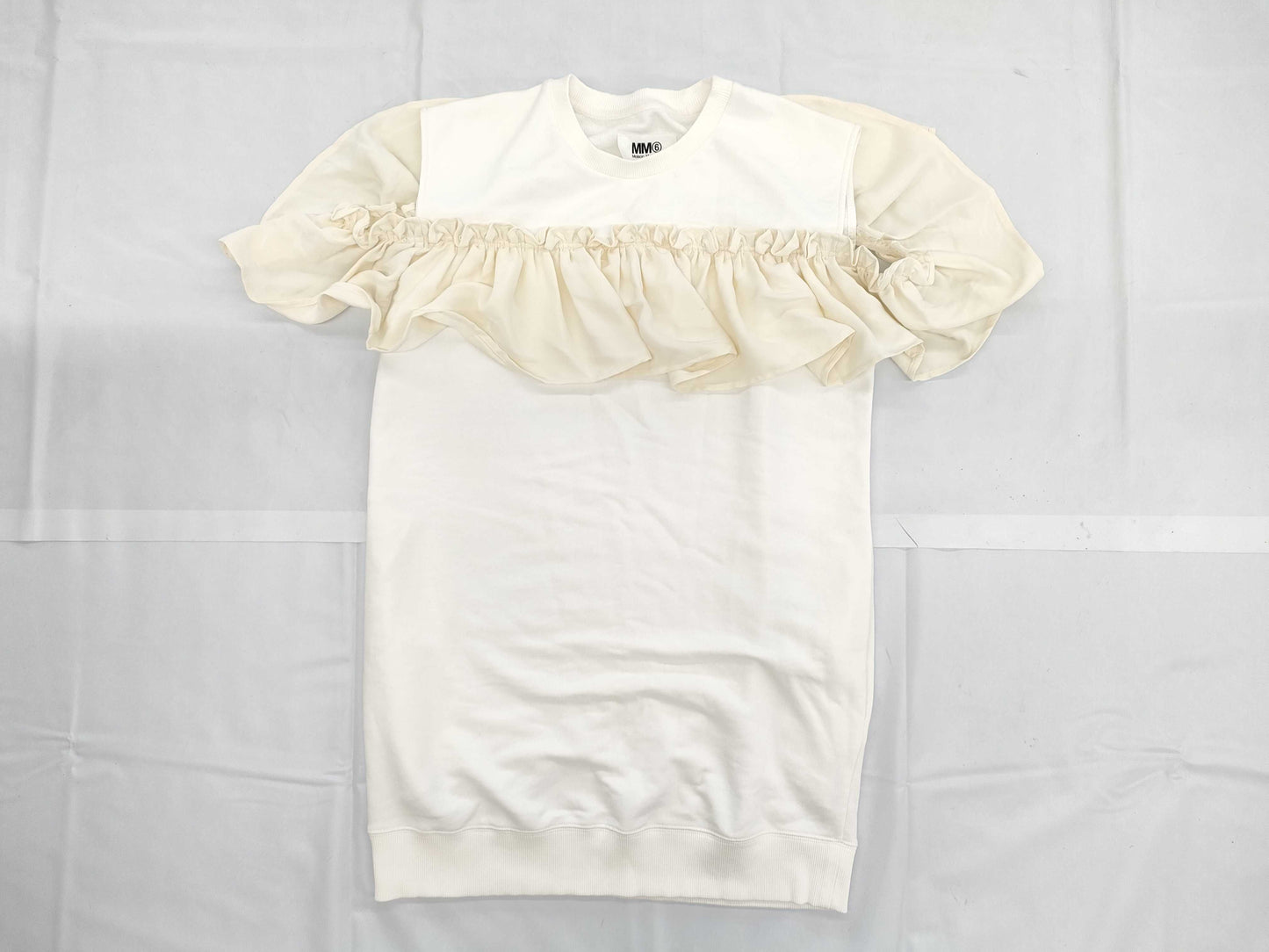 MM6/Sweatshirt frilled dress Dress