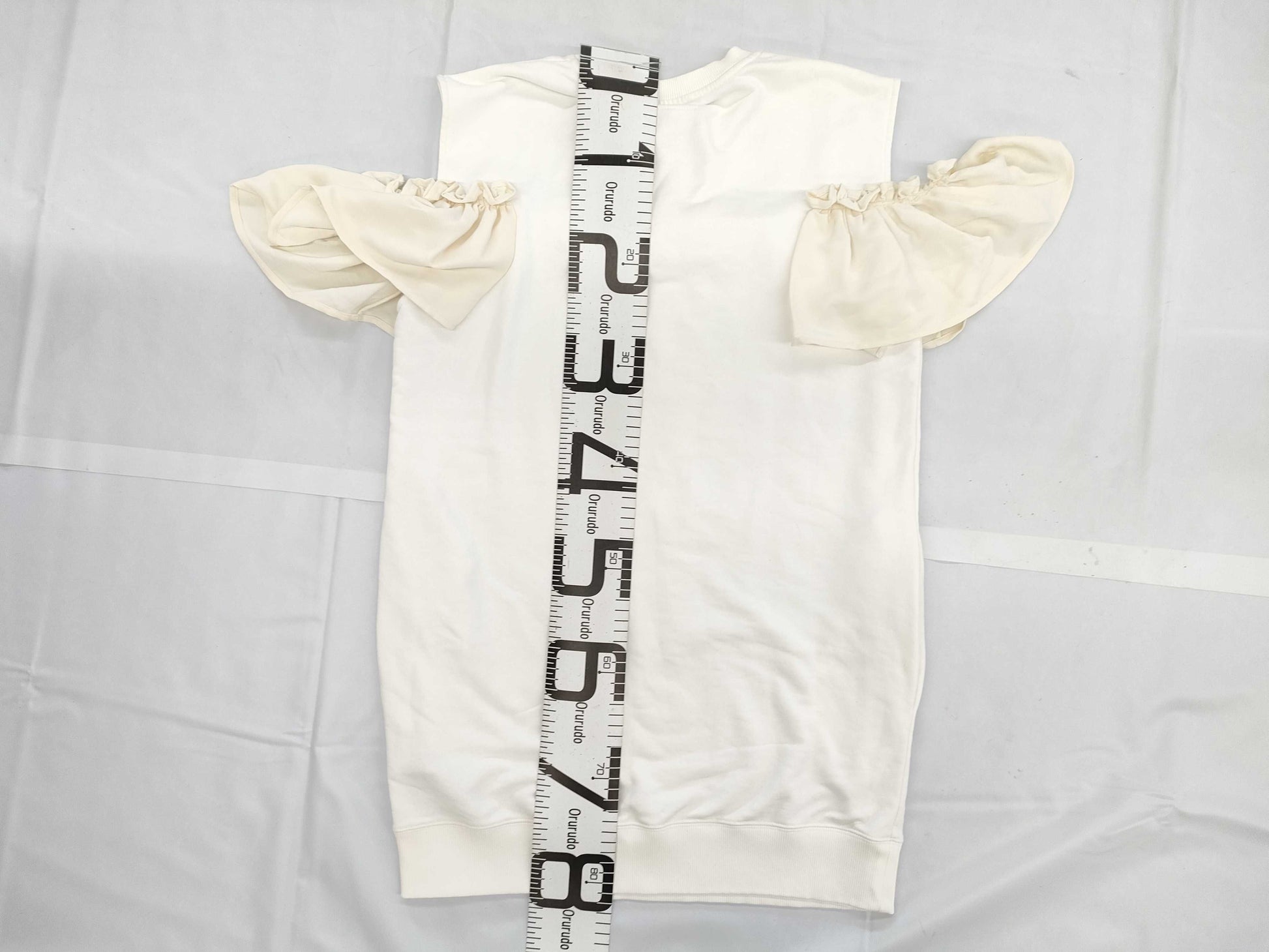 MM6/Sweatshirt frilled dress Dress