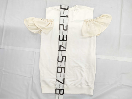 MM6/Sweatshirt frilled dress Dress