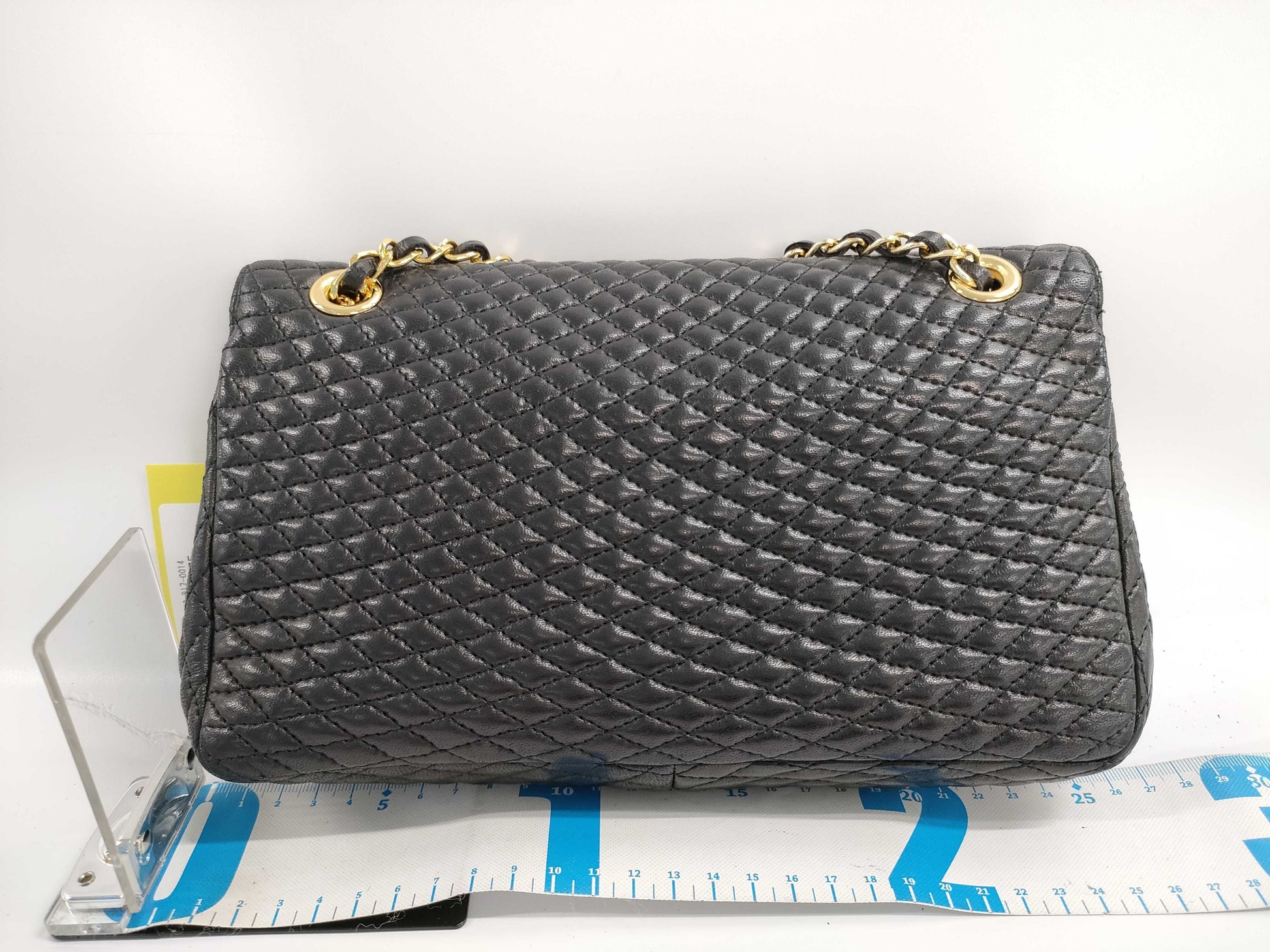 BALLY Quilted Leather Chain Shoulder Bag