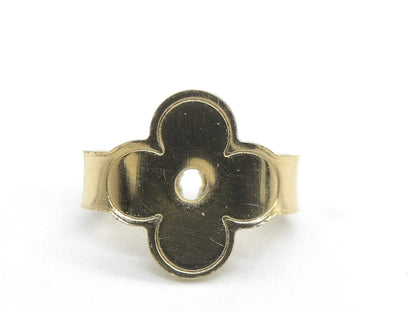 LOUIS VUITTON Earrings/Logo/Rhinestone/One Earring