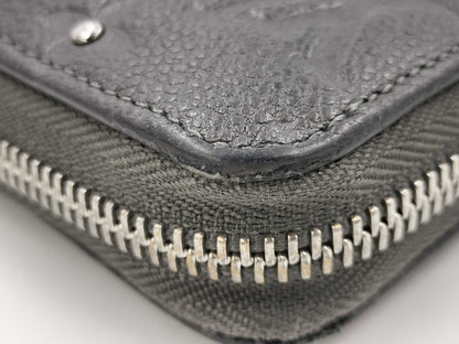 LOUIS VUITTON Monogram Empreinte M61442 Zippy Wallet with Studs