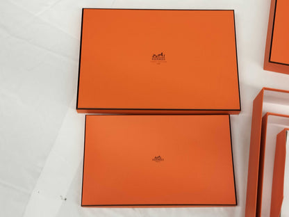 HERMES 5 boxes, empty brand boxes, bulk pack 