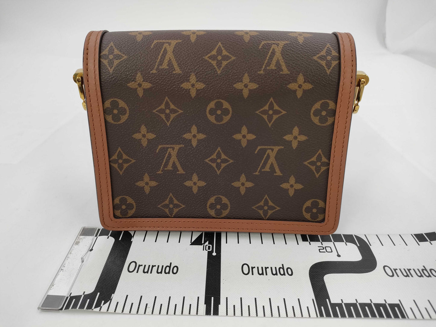 LOUIS VUITTON Monogram Dauphine MM Monogram Reverse M45958 RFID Shoulder Bag