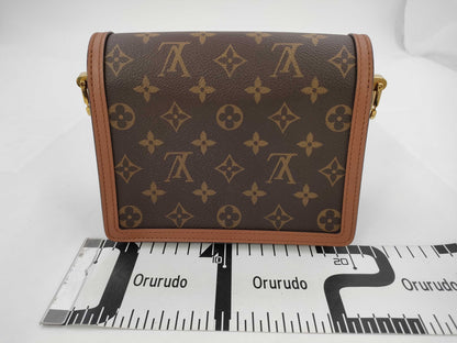 LOUIS VUITTON Monogram Dauphine MM Monogram Reverse M45958 RFID Shoulder Bag