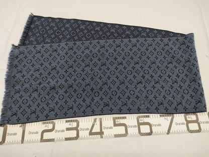 LOUIS VUITTON LV Monogram Echarpe Fringe Scarf