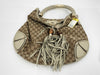 GUCCI Bamboo 185566 Indy GM GG Canvas 2WAY Handbag