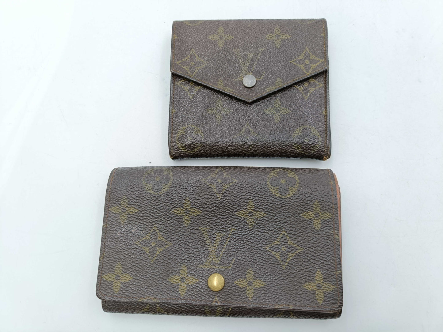 LOUIS VUITTON Monogram Porte Monnaie Tresor/Porte Monnaie Carte Credit Wallet