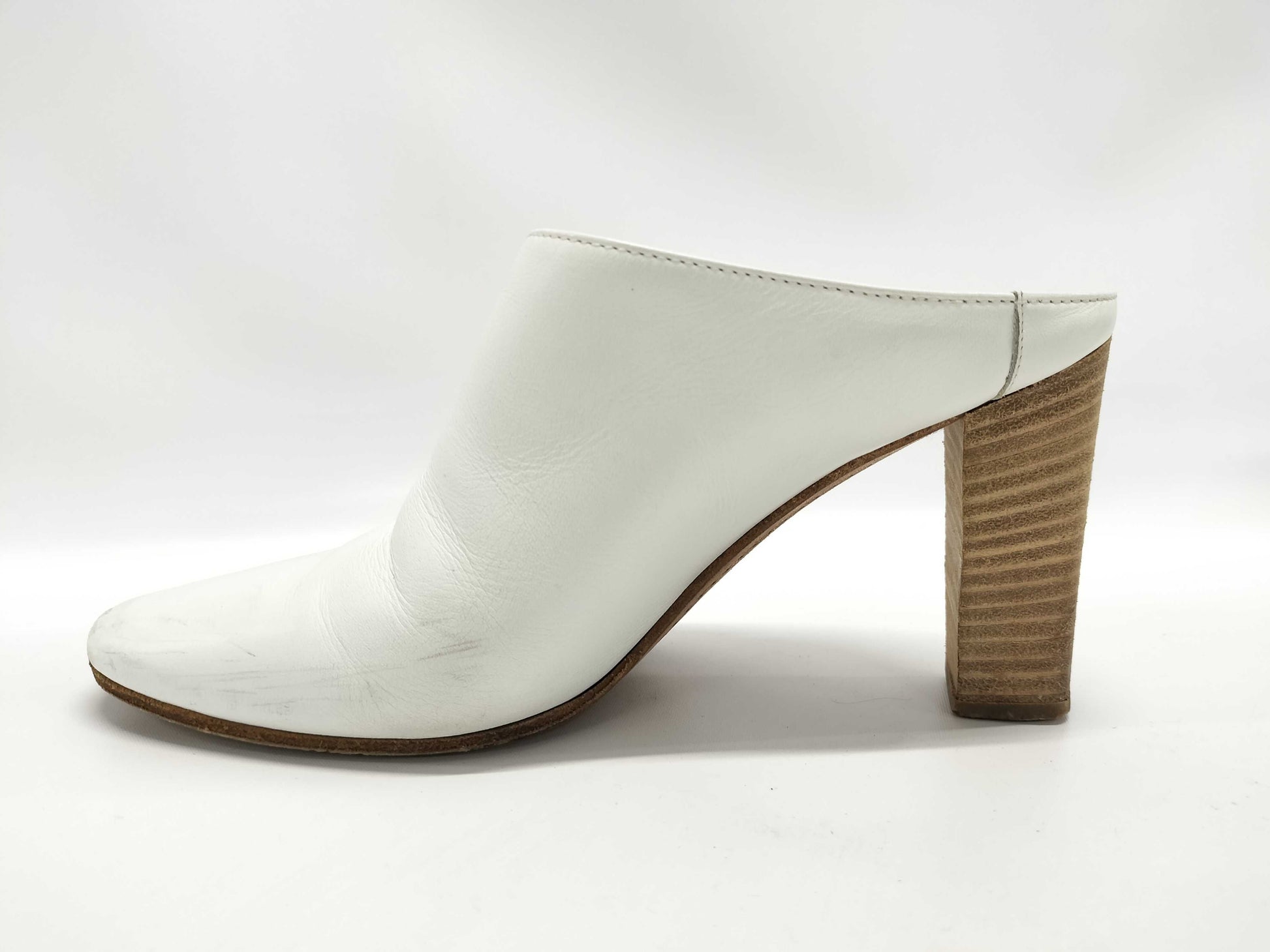 HERMES Leather/H Punching Sandals