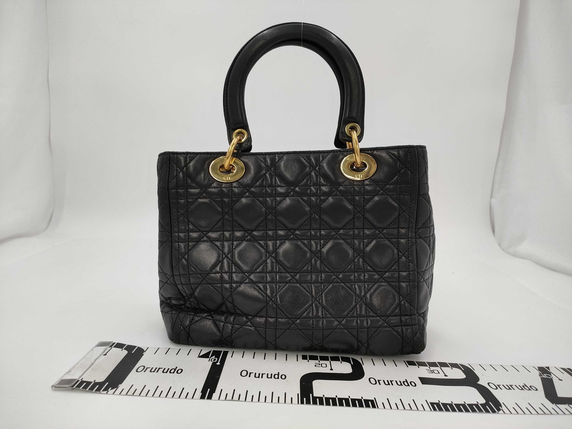 Dior Lady Dior Lambskin Handbag
