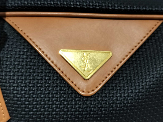 Yves Saint Laurent YSL Cassandra Triangle Plate Boston Bag Handbag