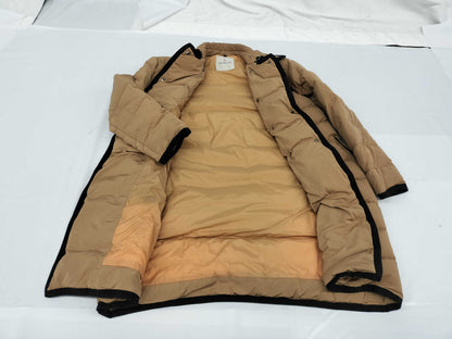 MONCLER Gazelle Down Coat, Beige, Cuff Stains, etc.