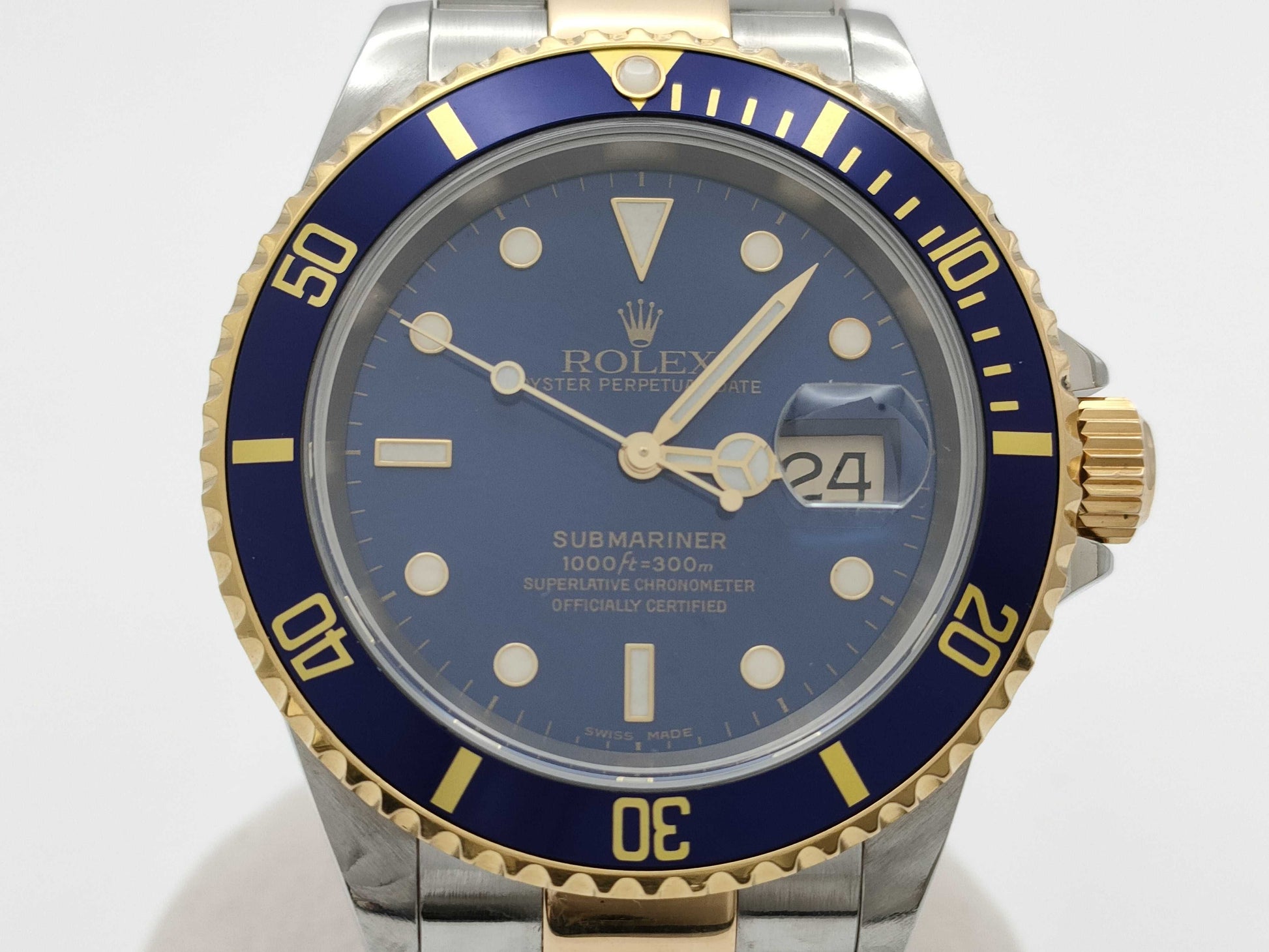 ROLEX 16613 K136135 Blue Dial Men's Watch