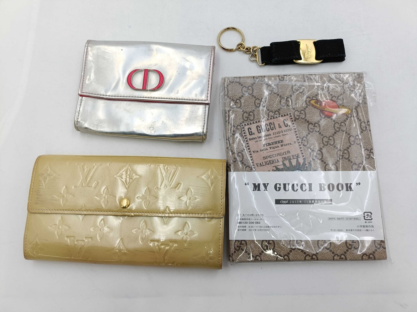 LOUIS VUITTON Vernis Dior/Gucci wallet/pouch and other high-end brand accessory set