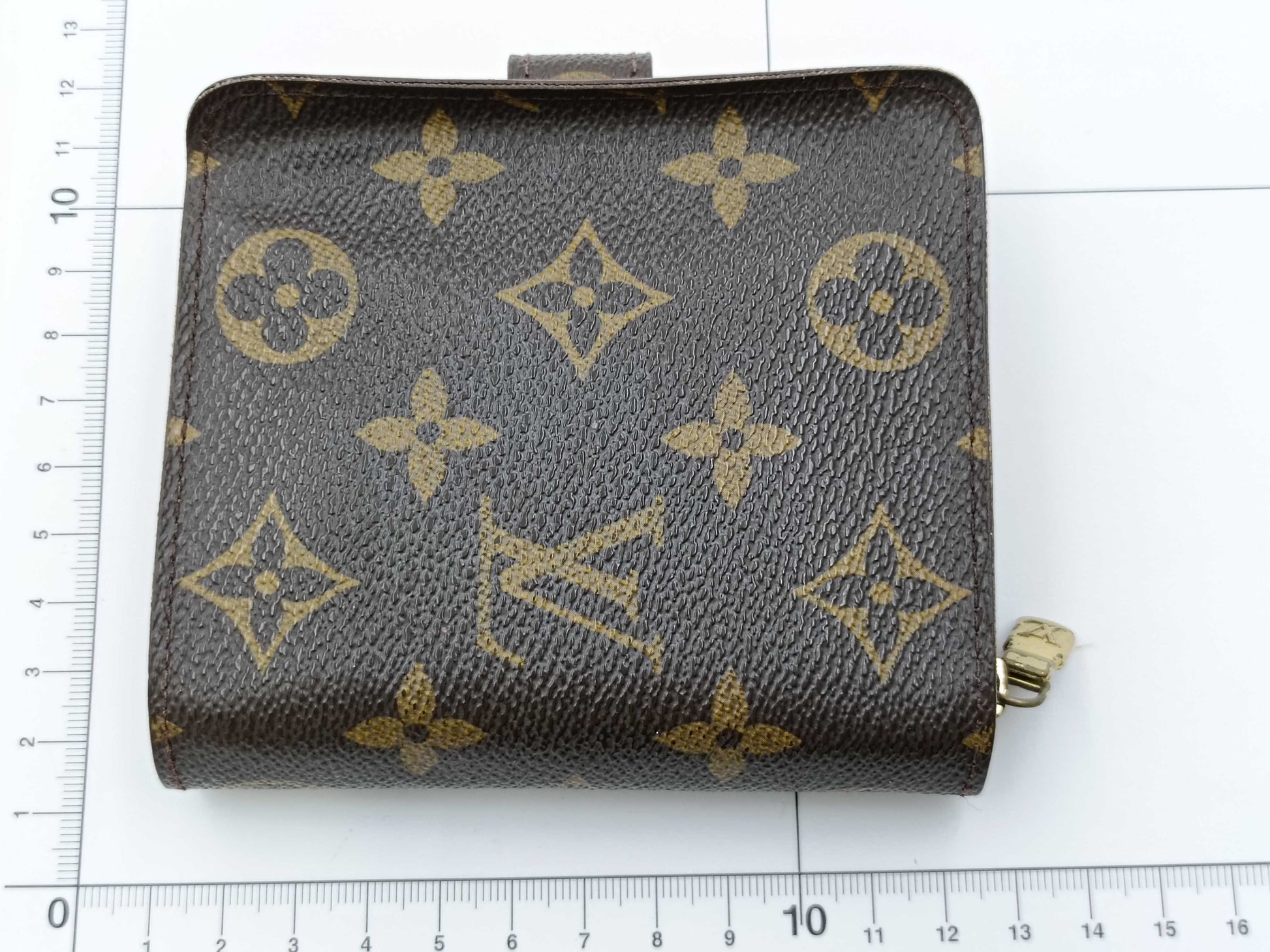 LOUIS VUITTON Monogram Portefeuille Sarah M61734 with Velcro mark/Compact Zip M61667 Wallet
