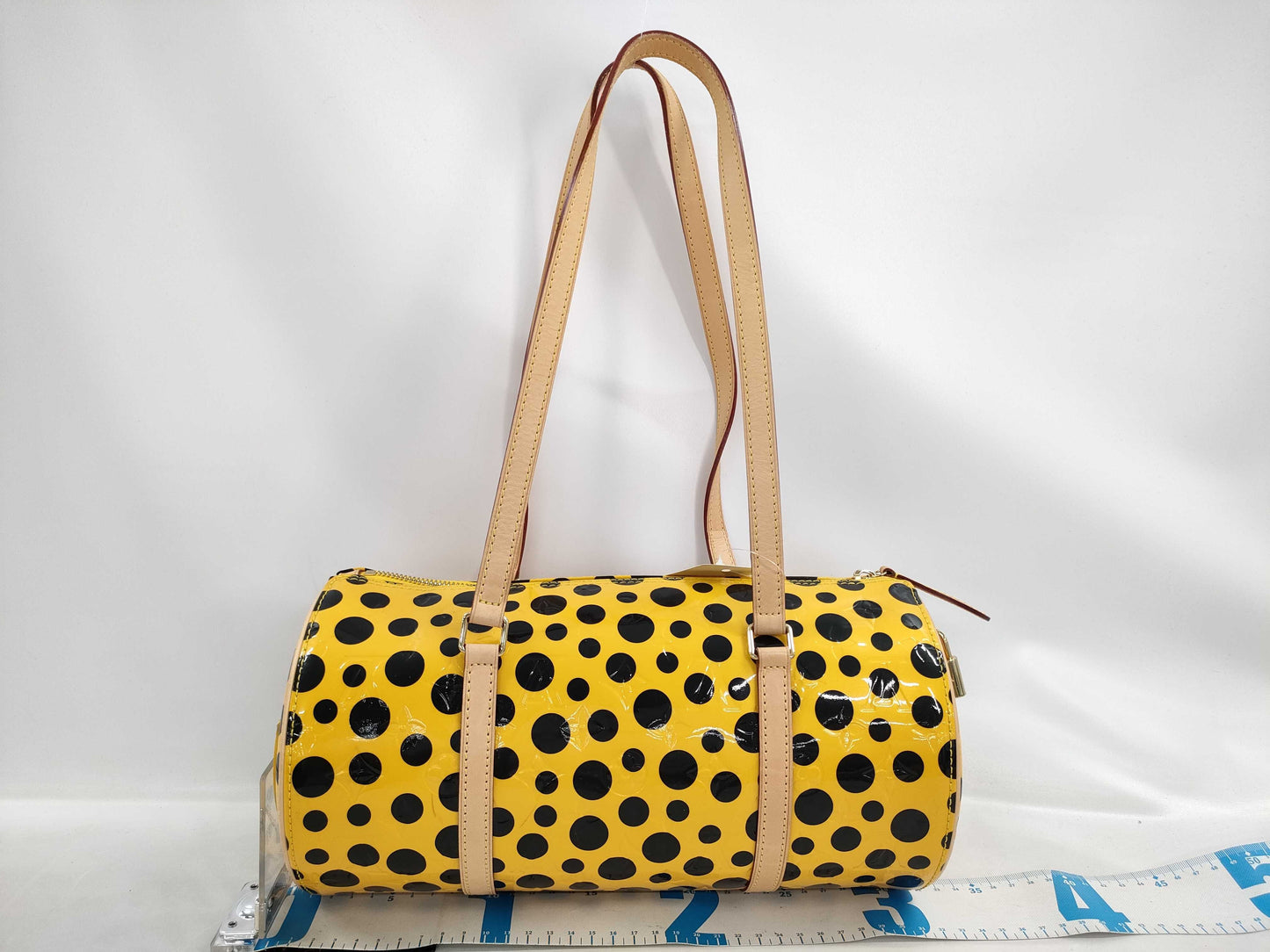 LOUIS VUITTON M91424 Yayoi Kusama Papillon Pumpkin Dot Tote Bag
