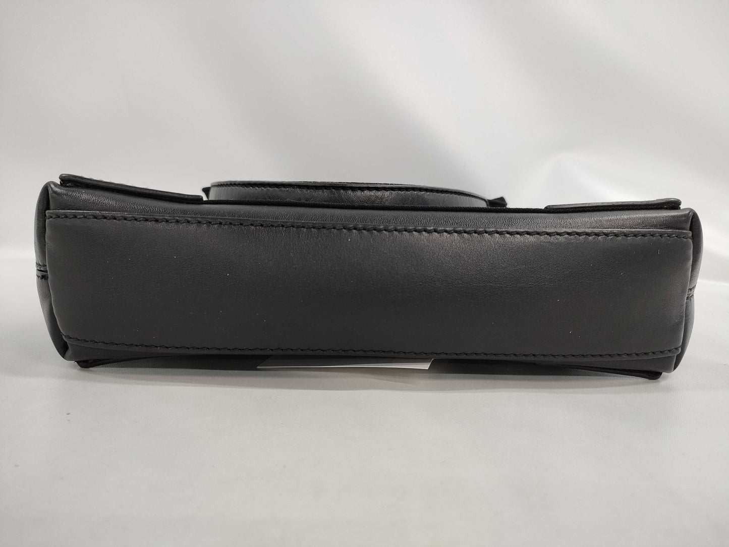 BALENCIAGA Navy Cabas XS Leather 2-Way Handbag