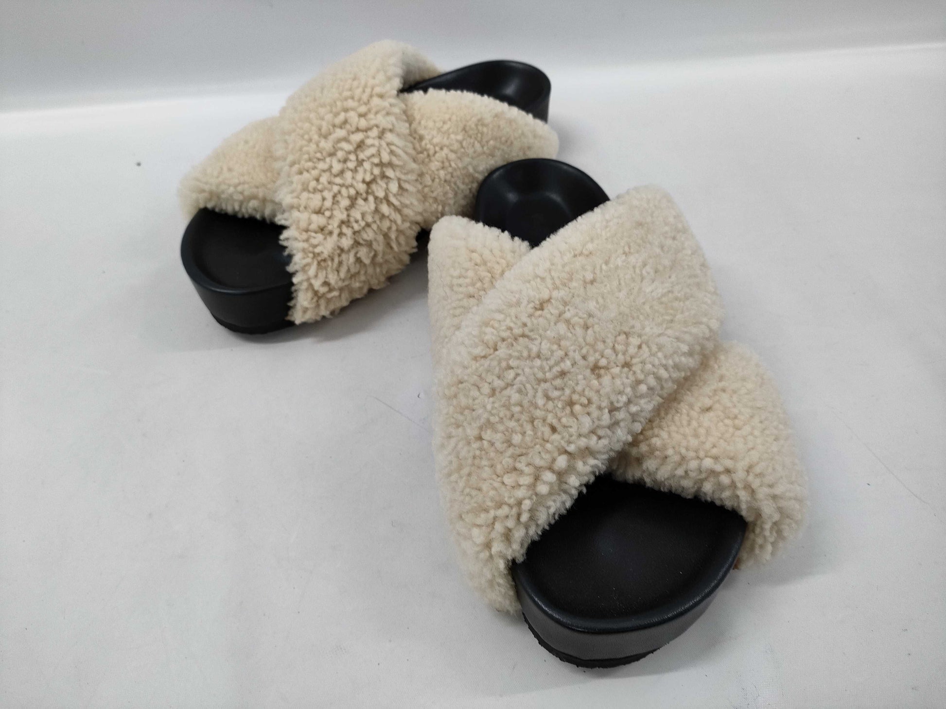 JILSANDER Mouton Cross Strap Sandals