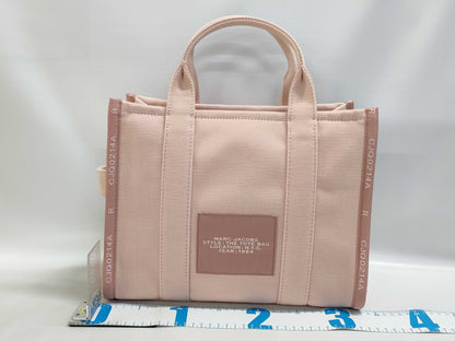 MARC JACOBS The Jacquard Tote Bag Medium Rose Handbag