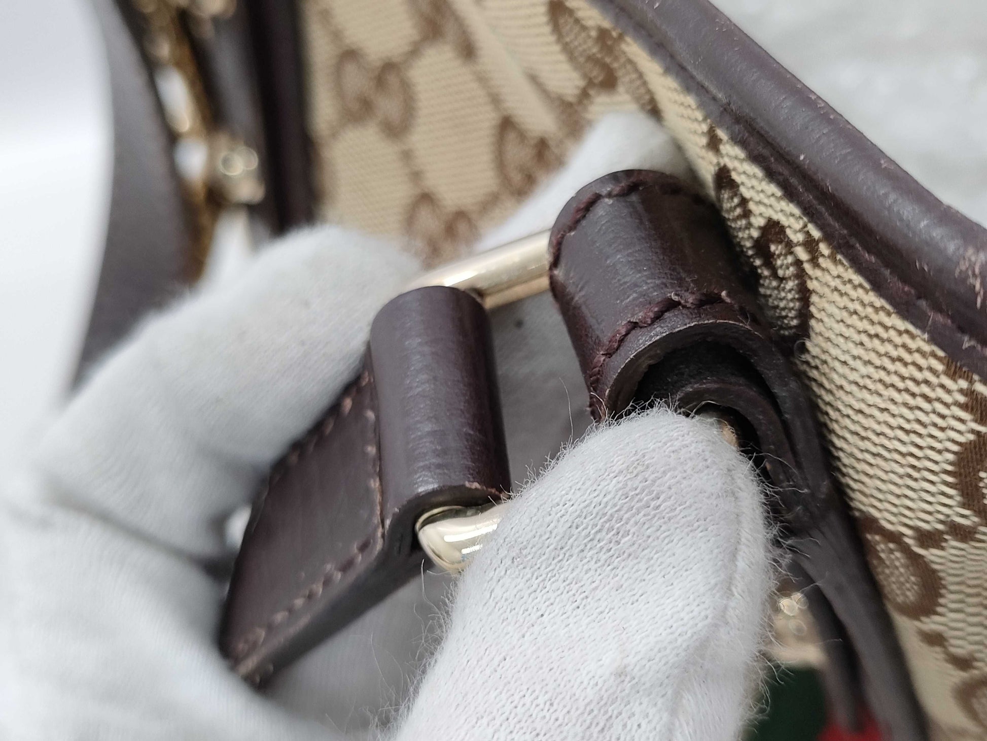 GUCCI GG Canvas Sherry Line Mini Tote 139261.002046 Handbag