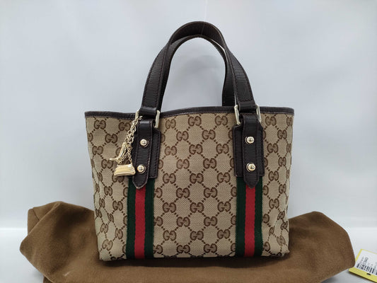 GUCCI GG Canvas Sherry Line Mini Tote 139261.002046 Handbag