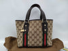 GUCCI GG Canvas Sherry Line Mini Tote 139261.002046 Handbag