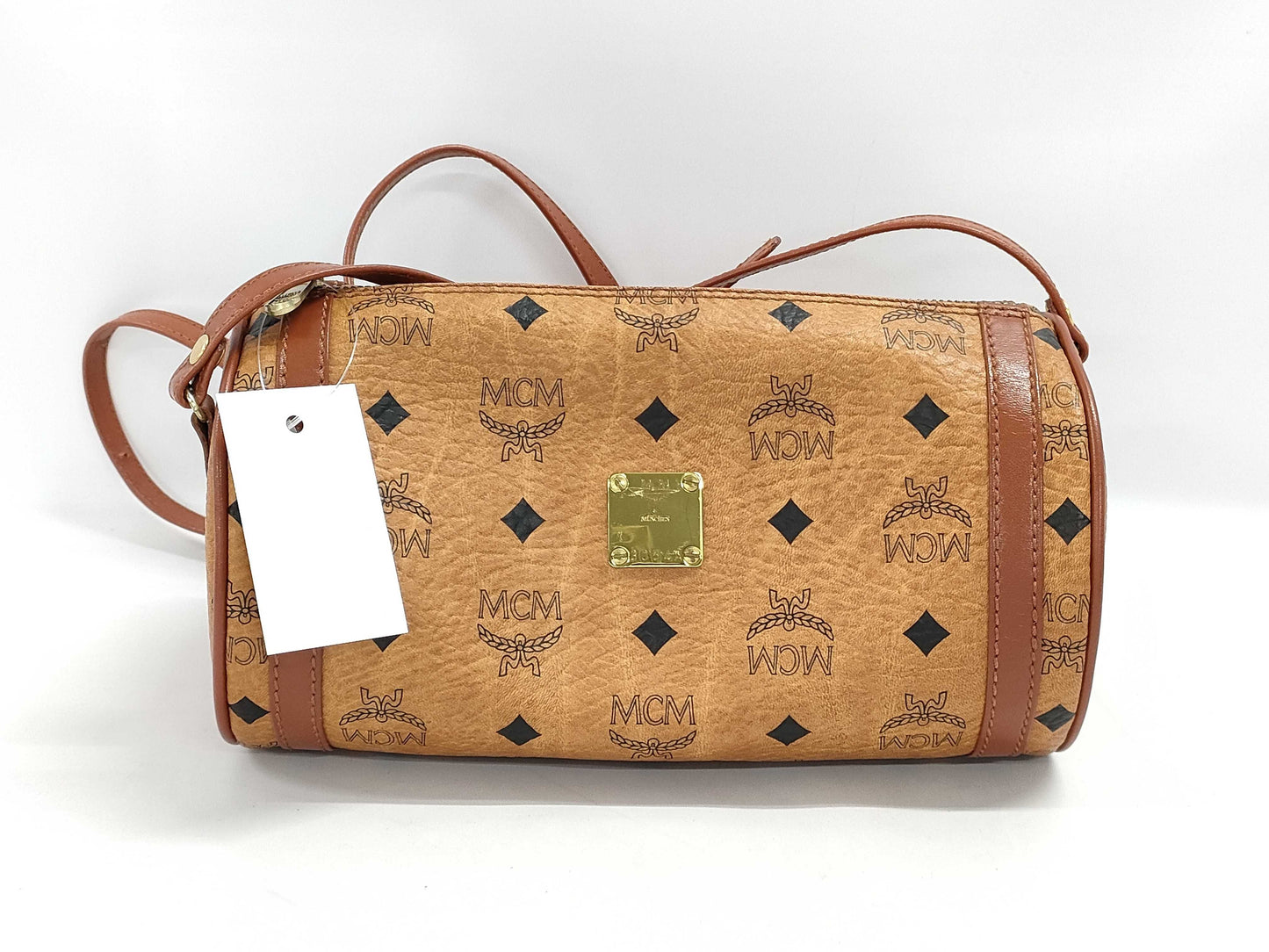 MCM Cylindrical Shoulder Bag